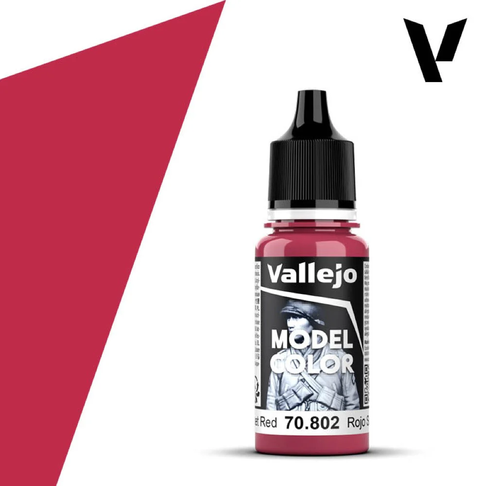 Vallejo 70802 Model Color Sunset Red Paint 045