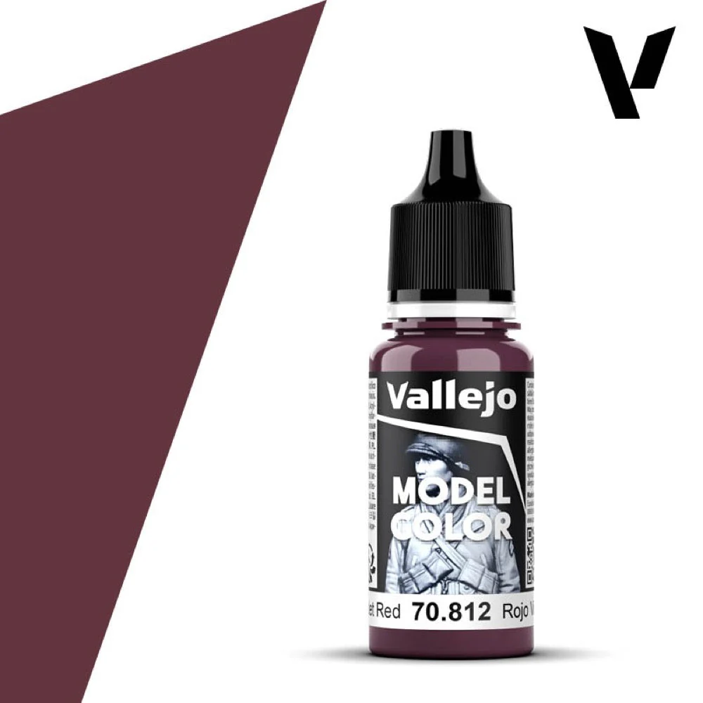 Vallejo 70812 Model Color Violet Red 17ml Paint 046