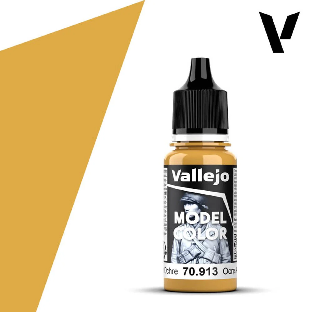 Vallejo 70913 Model Color Yellow Ochre 17ml Paint 157