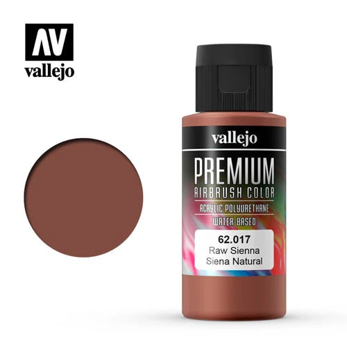 Vallejo 62017 Premium Color 60ml 017 Raw Sienna
