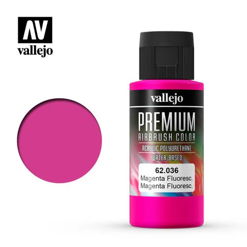 Vallejo 62036 Premium Color 60ml 036 Magenta Fluro