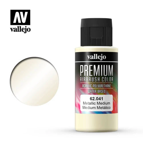 Vallejo 62041 Premium Color 60ml 041 Metallic Medium