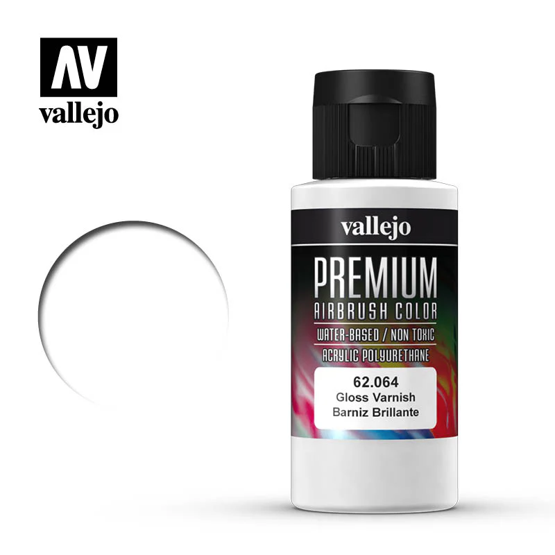 Vallejo 62064 Premium Color 60ml 064 Gloss Varnish