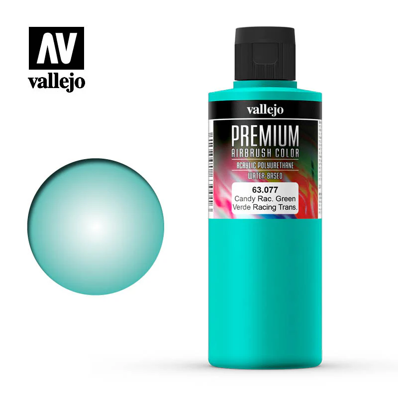 Vallejo 62077 Premium Color 60ml 077 Candy Racing Green - Image 2