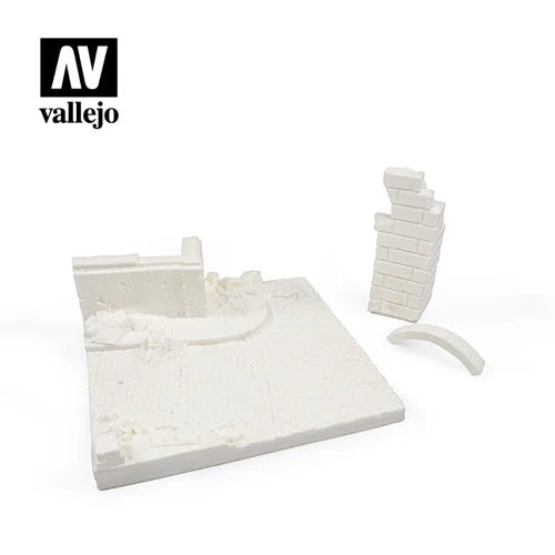 Vallejo SC003 German Ruined Building Scenic Base - Image 2