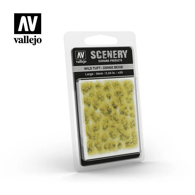 Vallejo SC412 6mm Wild Tuft Dense Beige Diorama Accessory - Image 2