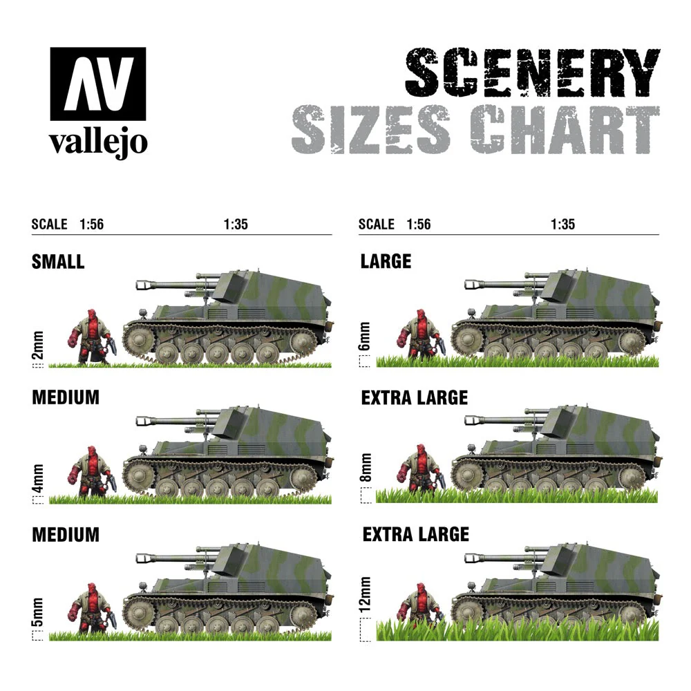 Vallejo SC426 12mm Wild Tuft Light Green Diorama Accessory - Image 3
