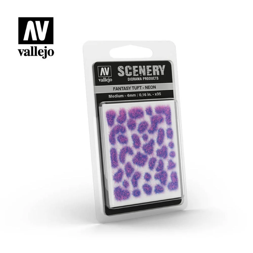 Vallejo SC430 4mm Fantasy Tuft Neon Diorama Accessory