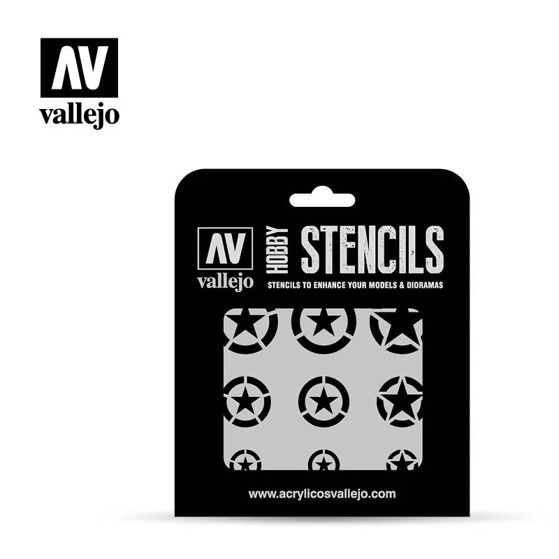 Vallejo ST-AIR004 1/32 USAF Markings Stencil - Image 2