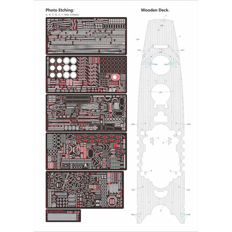Very Fire BELBV350902DX 1/350 IJN Yamato Deluxe Version - Image 12