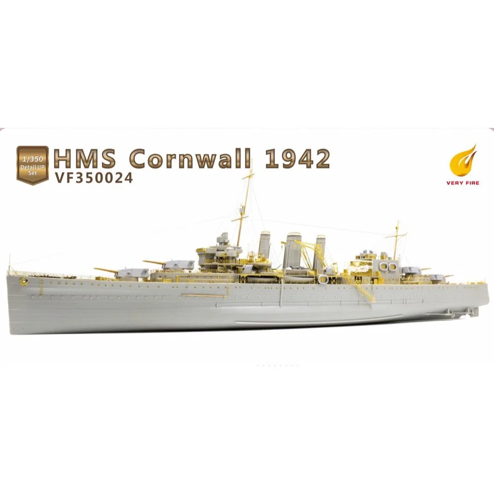 Very Fire VF350024 1/350 HMS Cornwall 1942 Deatil up set For Trumpeter 05353