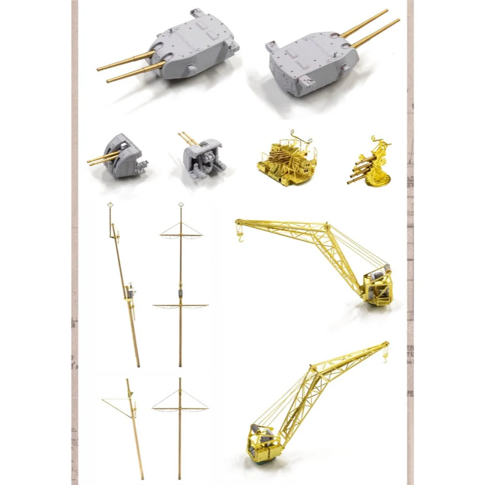 Very Fire VF350024 1/350 HMS Cornwall 1942 Deatil up set For Trumpeter 05353 - Image 3
