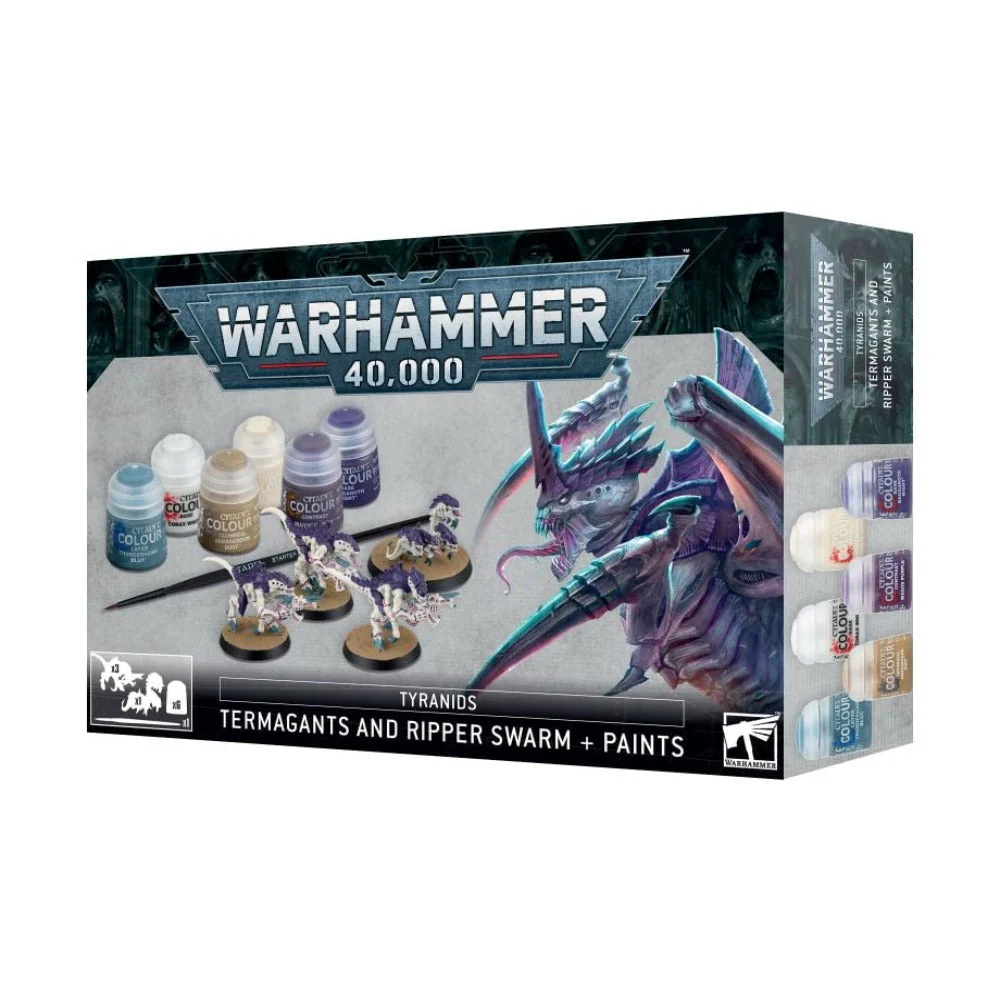 Warhammer 40000 Tyranids Termagants and Ripper Swarm Paints Set