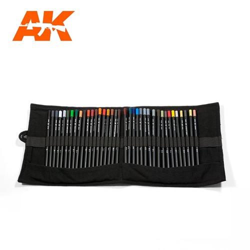 AK Interactive AK10048 Weathering Pencils Full Range Cloth Case - Image 3