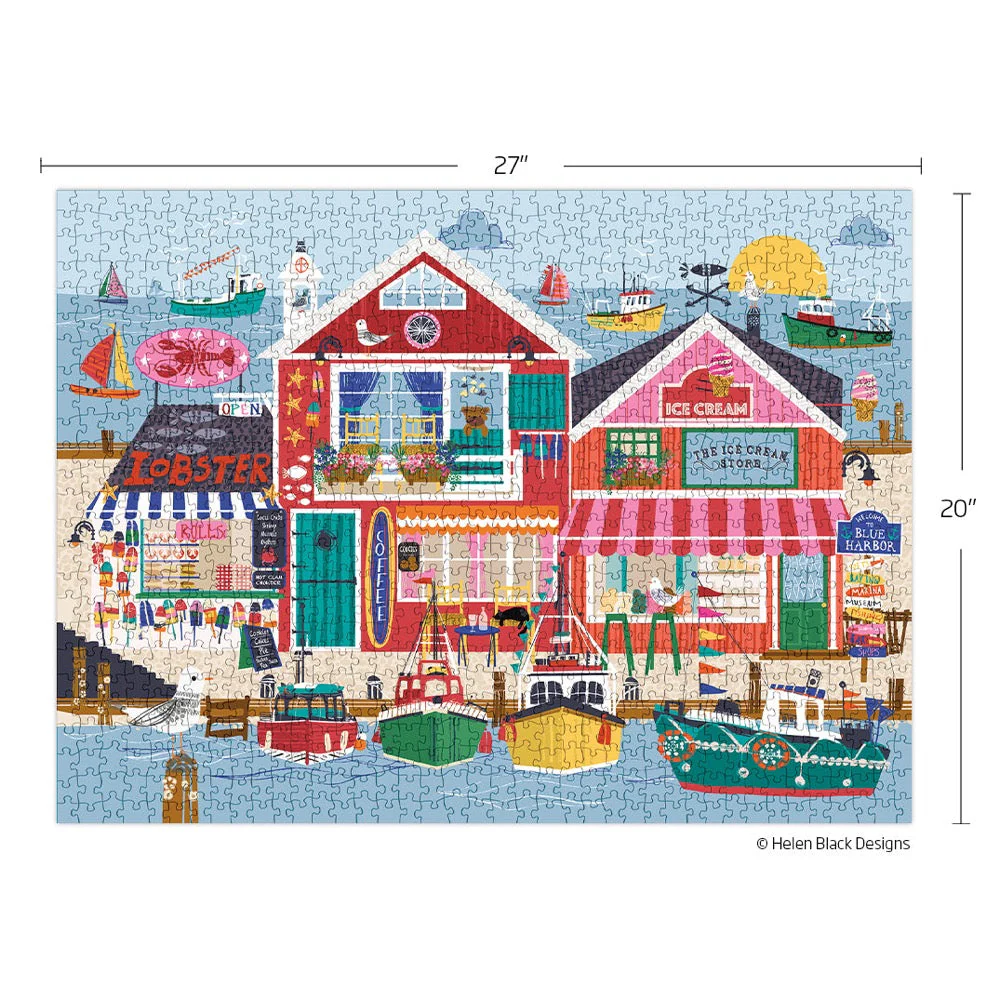 WerkShoppe Blue Harbour 1000pc Jigsaw Puzzle - Image 4