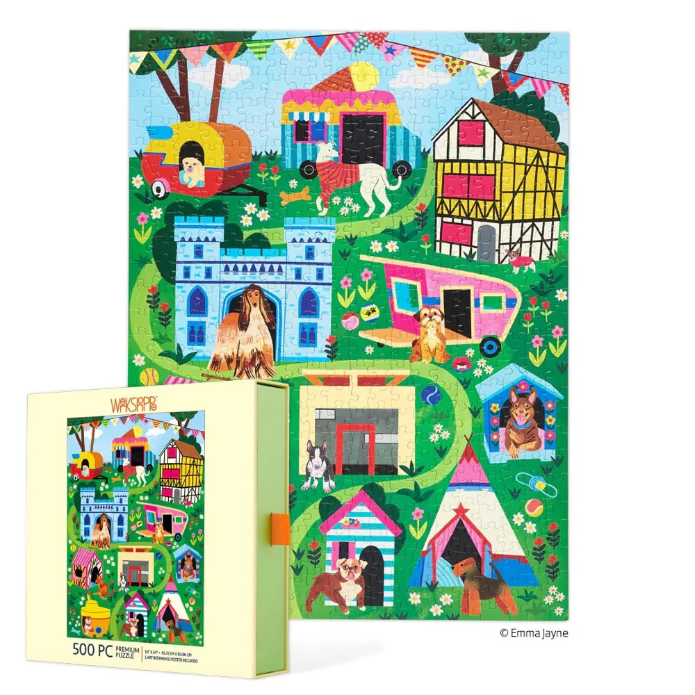 WerkShoppe Doggie D'House 500pc Jigsaw Puzzle - Image 2