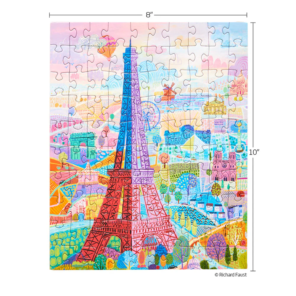 Werkshoppe Paris 100pc Snax Jigsaw Puzzle - Image 4