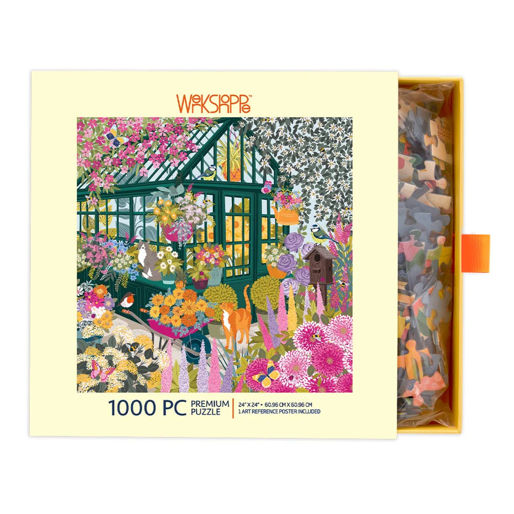 WerkShoppe Spring Greenhouse 1000pc Jigsaw Puzzle - Image 3