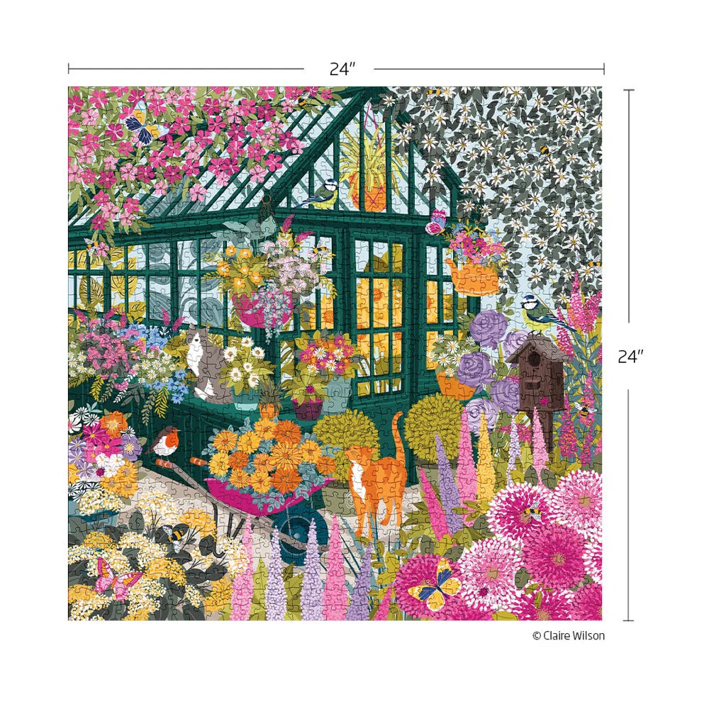 WerkShoppe Spring Greenhouse 1000pc Jigsaw Puzzle - Image 4