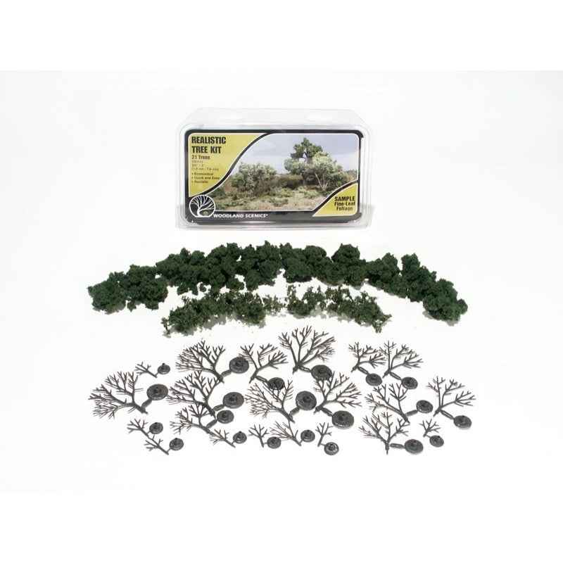 Woodland Scenics TR1112 3in - 7in Realistic Tree Kits