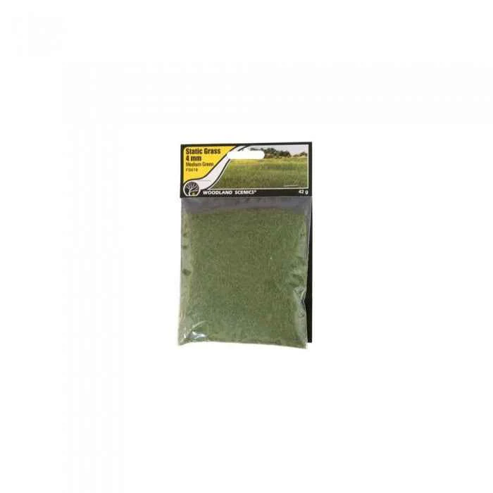 Woodland Scenics FS618 4mm Static Grass Medium Green