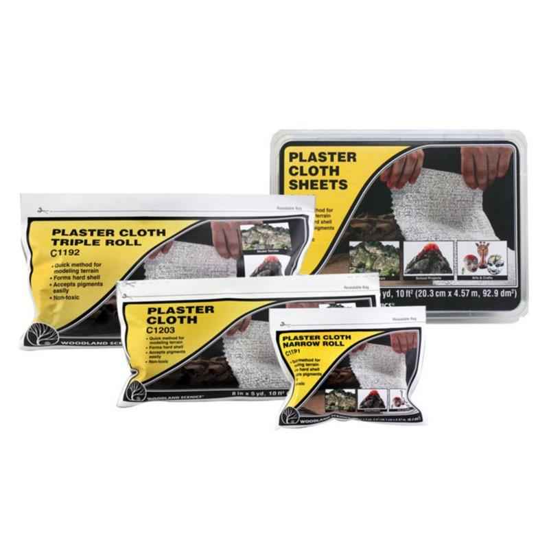 Woodland Scenics C1192 Plaster Cloth 30 Sq Ft Roll