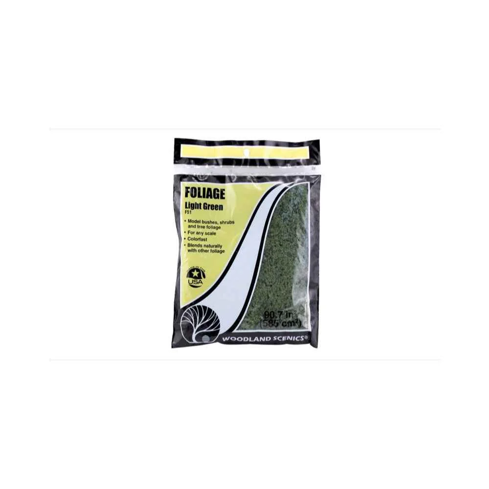 Woodland Scenics F51 Foliage Light Green