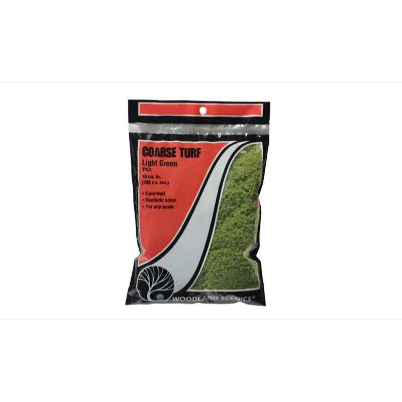 Woodland Scenics T63 Light Green Coarse Turf