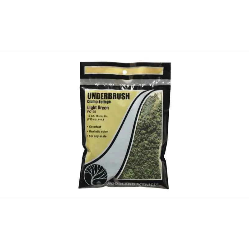 Woodland Scenics FC135 Light Green Underbrush Clump-Foliage