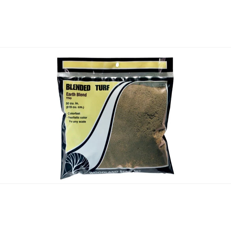Woodland Scenics T1350 Turf Fine Blended Earth 32 oz