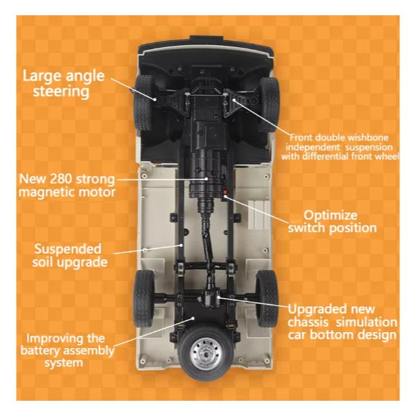 WPL 1/10 RC SUZUKI Carry Truck - Image 12