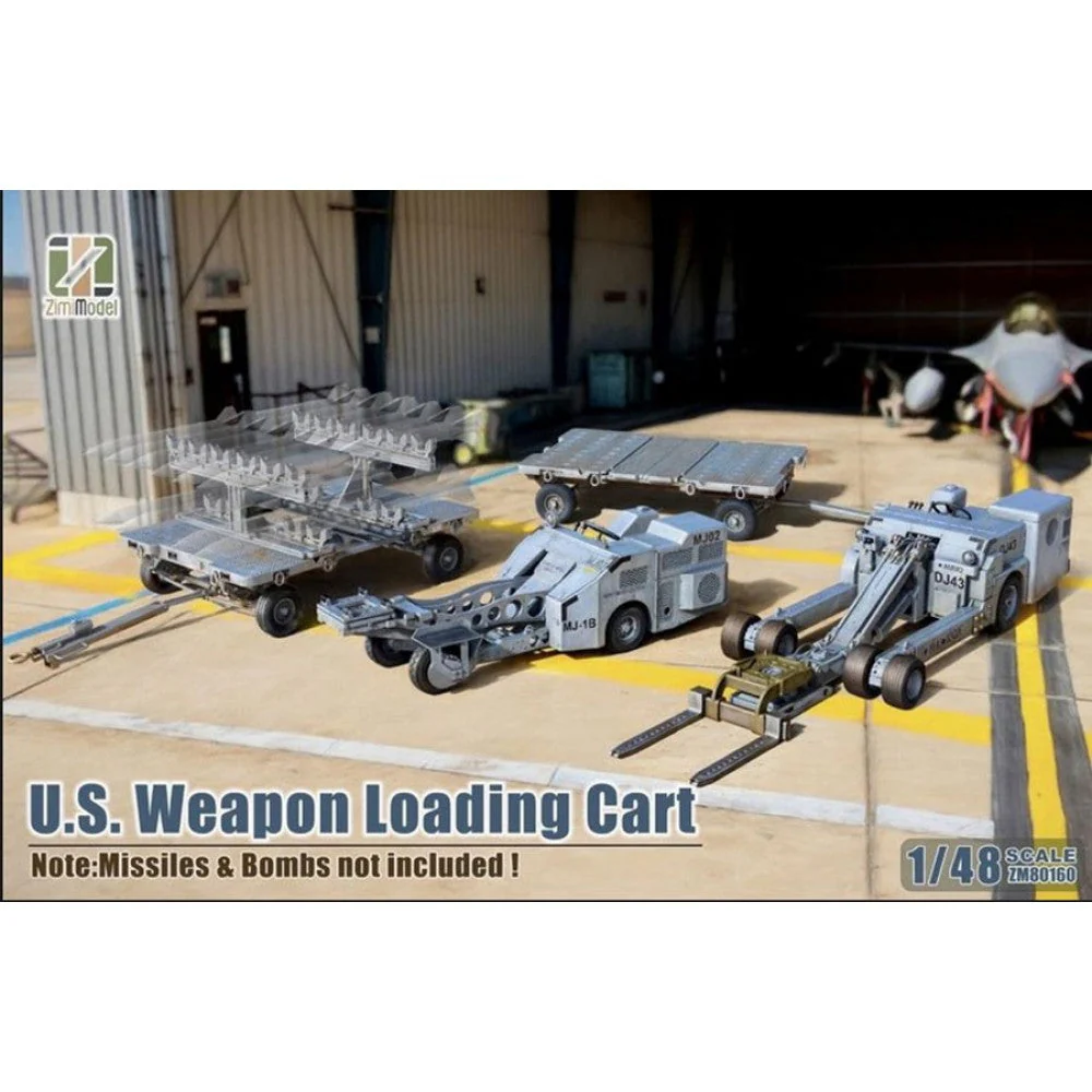 Zimi Model 80160 1/48 U.S.Weapon loading Gart